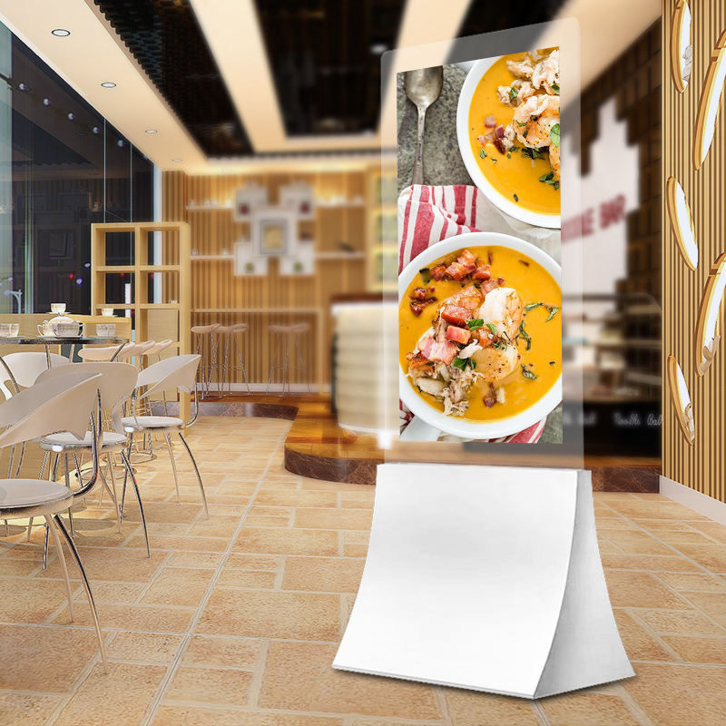 Dual Screen Floor Stand Advertising Display
